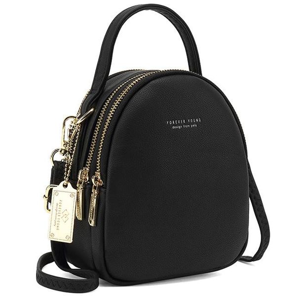 

backpack mini women casual pu leather shoulder bag for teenage girls multi-function small female ladies school