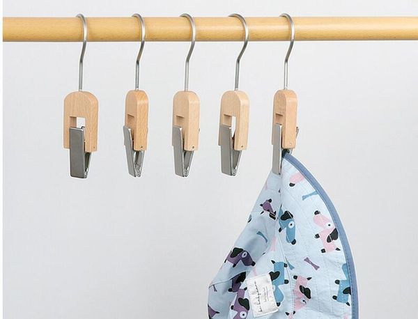 

clothing & wardrobe storage 100pcs multifunction clothes pegs towel socks hanging wood acrylic clothespin hat laundry hangers store drapery