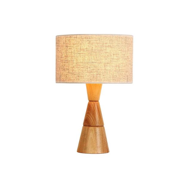 

nordic bedroom bedside decorative table lamp modern living room study creative solid wood eye care led desk lighting decor lamps