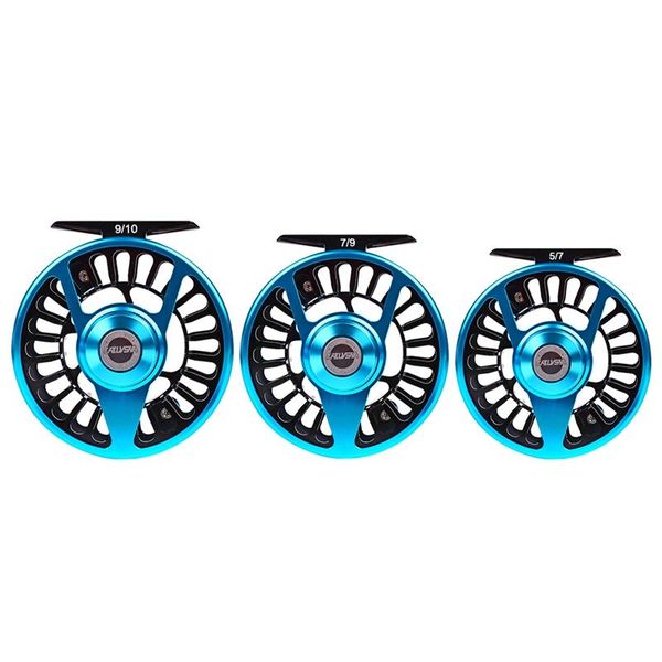 

baitcasting reels pro beros aluminum fishing wt wheel blue & black color reel cnc machine right left handle front