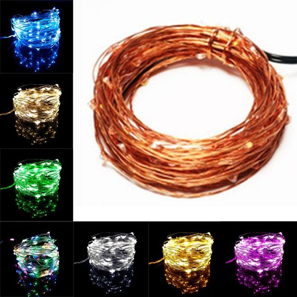 

string light 10m 100leds sliver long life 5v christmas holiday wedding party decor festival fairy lamp favor