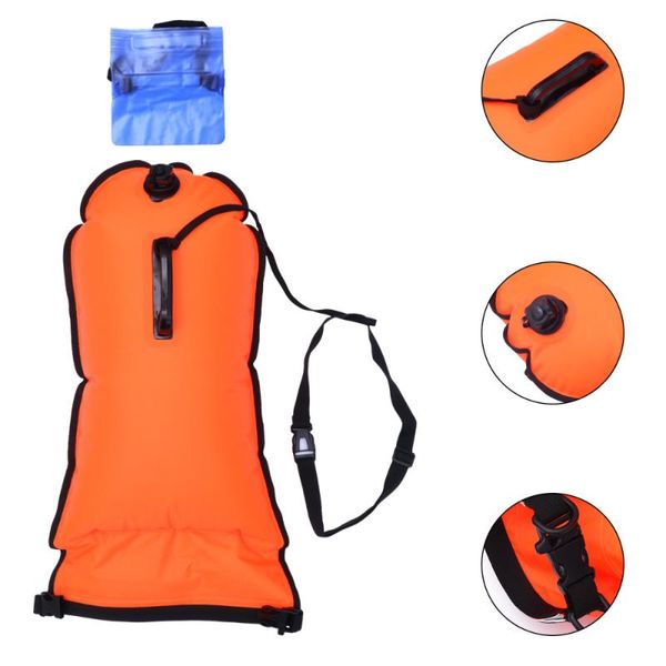 

life vest & buoy 28l swim float safety swimming bag with phone dry for swimmers