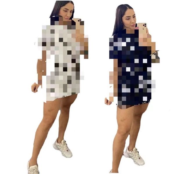 

suit printed qs036 fashion beauty dress casual, White;black