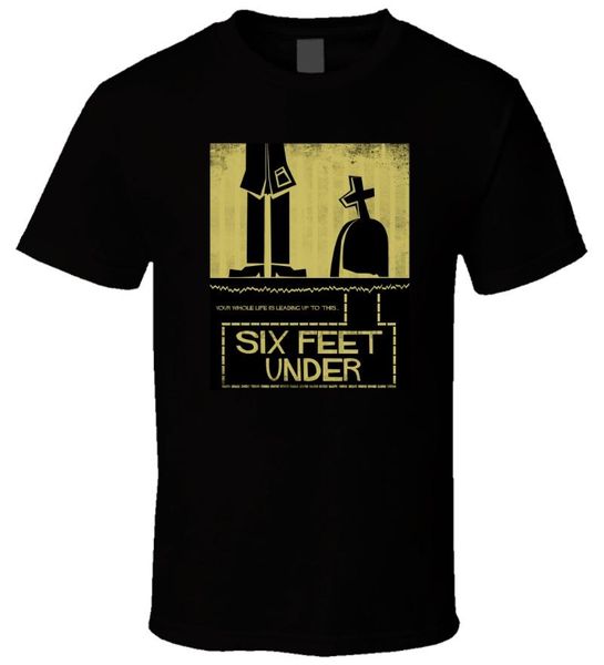 

six feet under hbo tv show 1 tee shirt men's t-shirts, White;black