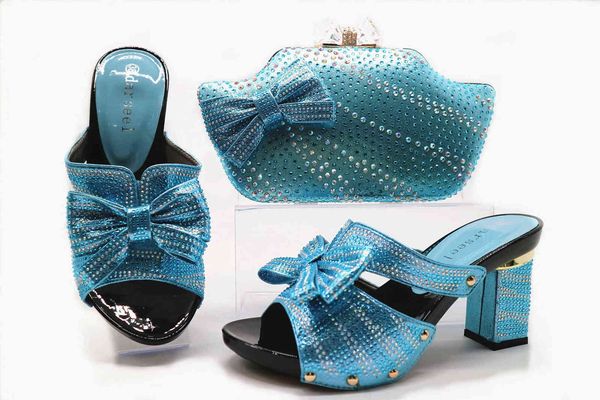

peep toes slippers matching clutch bag for summer party, Black