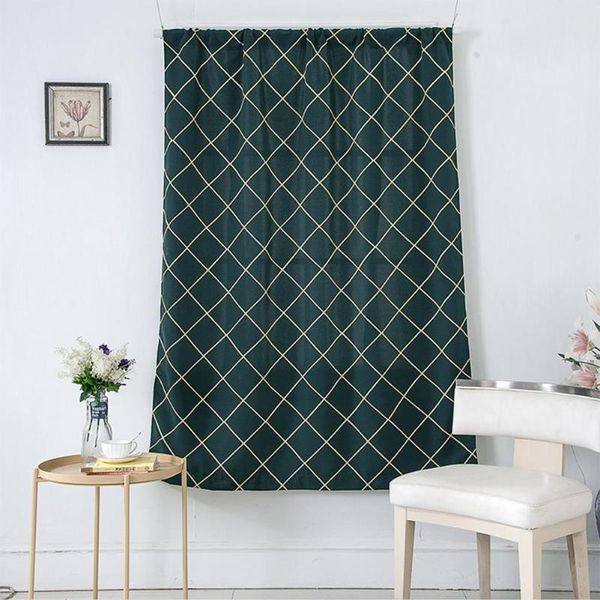 

curtain & drapes living room decorative waterproof polyester geometric embroidery pattern window drape home decor accessories supplies