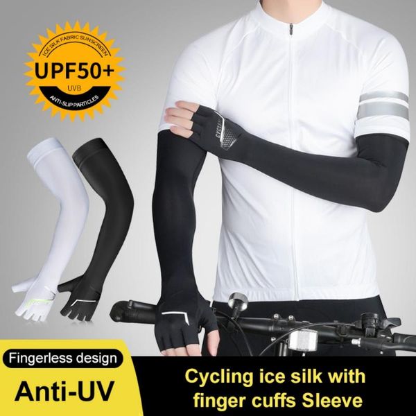 

elbow & knee pads 1 pair compression arm sleeves sports running cycling warmer ice silk basketball tennis volleyball sleeve, Black;gray