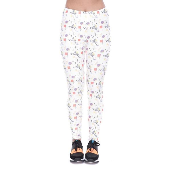 

yoga outfits style pants fabric sparkling leggings stacked with split, White;red