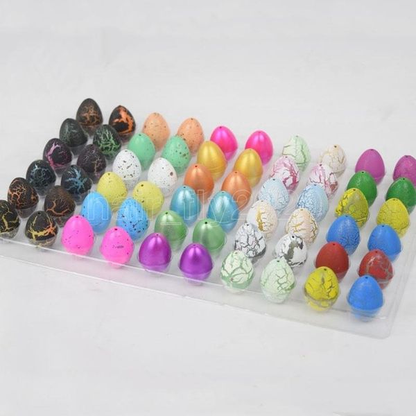

60pcs inflatable magic hatching dinosaur eggs add water growing dino eggs child kid educational toy