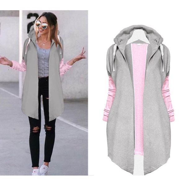 

women's jackets womens coat women plus size pullover blouse tee hooded shirt sweatshirt short winter jacket female 2021, Black;brown