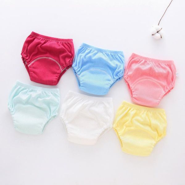 

6-piece set 0-18 kg wearable baby diapers or washable and waterproof summer training reusable hollow thin cloth