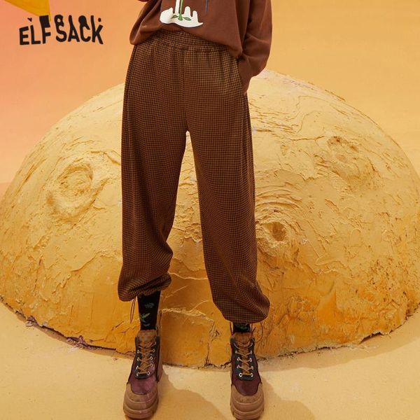 

solid corduroy straight casual women harem pants,2021 winter elf vintage plaid high waist korean ladies daily trouser women's pants & c, Black;white