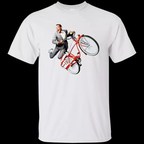 

peewee herman, peewee's big adventure, playhouse, radio flyer, paul reuben, t-sh, White;black