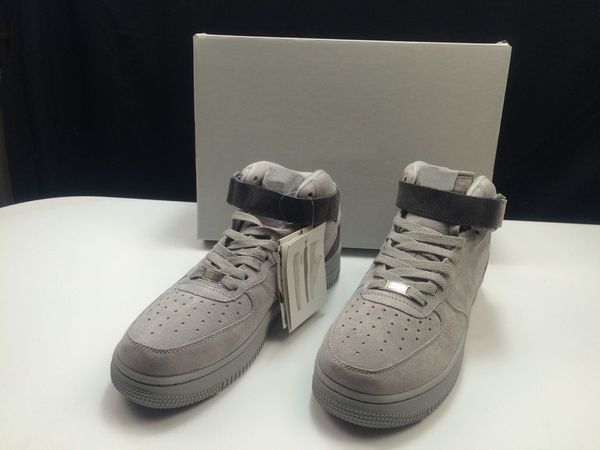 

female 1s high og 1 university grey men's sports shoes, casual shoes, Black