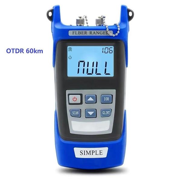 

fiber optic equipment otdr 60km 1550nm optical reflectometer built in vfl with fc sc touch port measurable break point distance ftth
