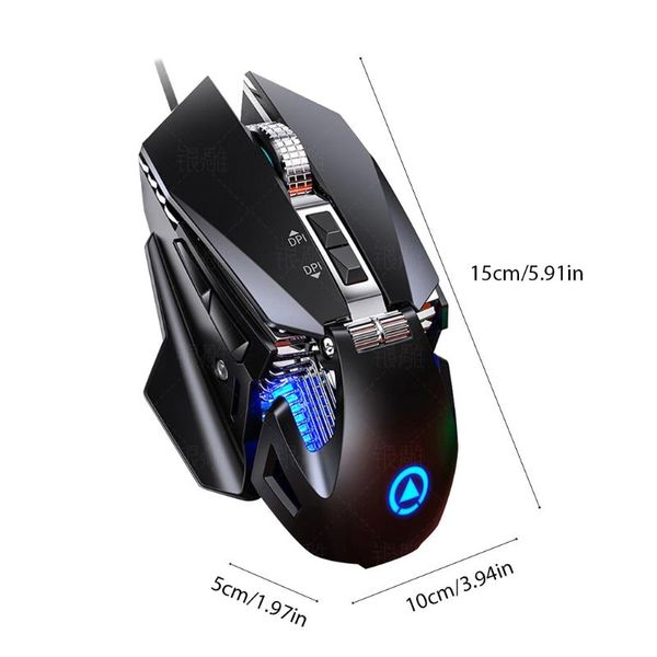 

mice g10 gaming mechanical wired mouse macro programming pressure glowing p9ya