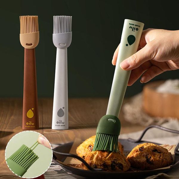 

tools & accessories food grad silicone oil brush household kitchen cake bread heart-resistant outdoor barbecue grill baking