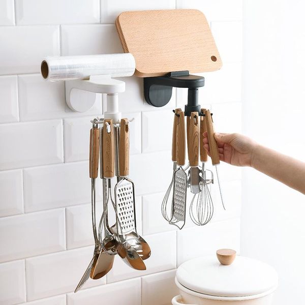 

hooks & rails 1 pcs cup spoon holder kitchen storage rack cupboard hanging hook shelf hanger bathroom accessories organizer home cocina