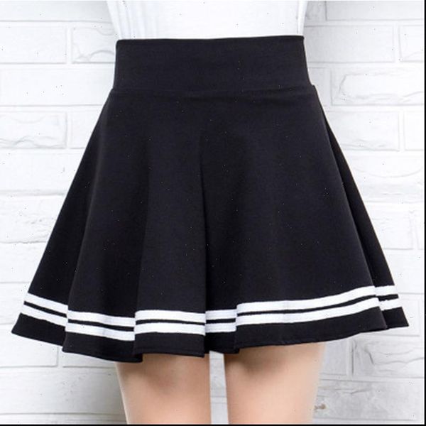 

womens skirt winter and summer style brand women elastic faldas ladies midi skirts girl short saia feminina, Black