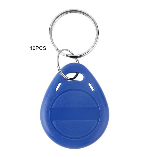

access control card 100 pcs t5577 em4305 duplicator clone copy 125khz rfid tag porta chave sticker keyring token ring proximity duplicate