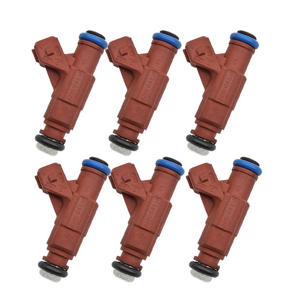 

6 pcs 0280156028 1l2e-c5a 822-11139 cm4966 fuel injector nozzle for ford&mercury explorer / mountaineer 4.0l v6