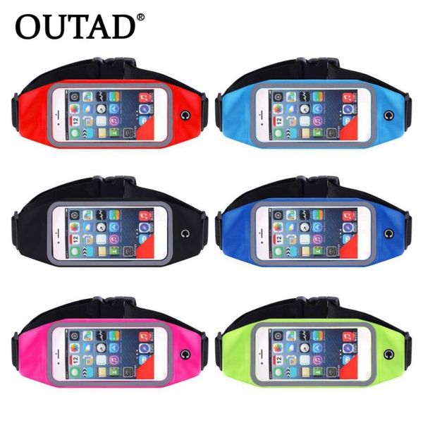

waterproof waist bag touch screen mobile phone pouch case multifunction outdoor sport running jogging for man women bags