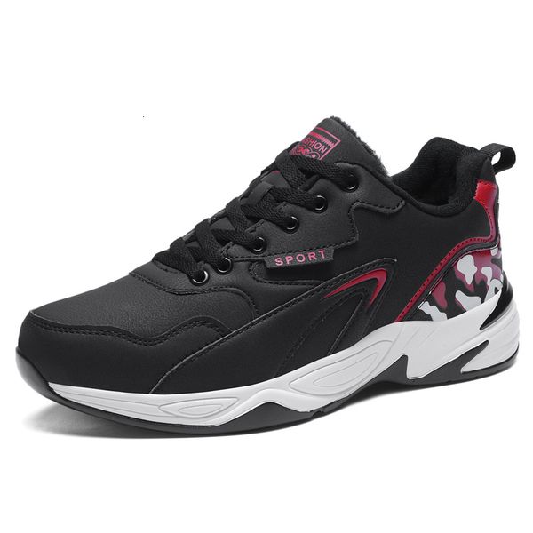 

dress shoes jumpmore mens fashion sneakers lightweight winter casual men trainers male footwear warm cotton size 36-47 dcn9, Black