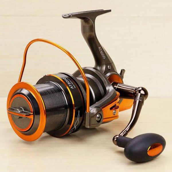

baitcasting reels yumoshi at8000 13+1bb 4.6:1 full aluminum metal spinning boat fishing reel max. drag 18kgs