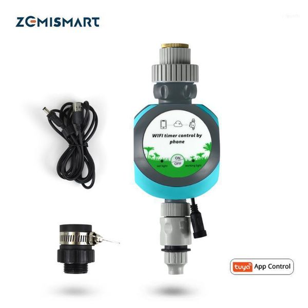 

tuya wifi smart irrigation electrical watering automatic sprinkler remote garden system timer alexa echo google home11