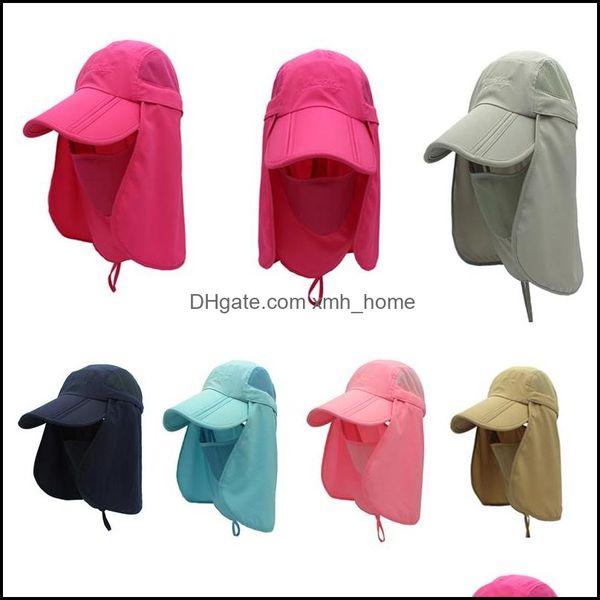 

caps headwears athletic as sports & outdoorsmulti function outdoor sport visor hats uv protection face neck er fishing sun protcet flap cap, Black;white