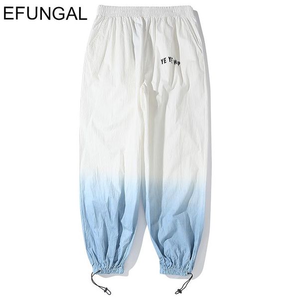 

harem joggers men women 2 colors patchwork fashion sweatpants drawstring hip hop trousers casual streetwear full length men's pants, Black