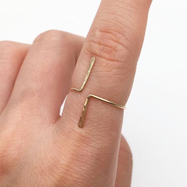 

925 silver hammer rings handmade gold filled jewelry boho anel bague femme anillos mujer aneis feminino