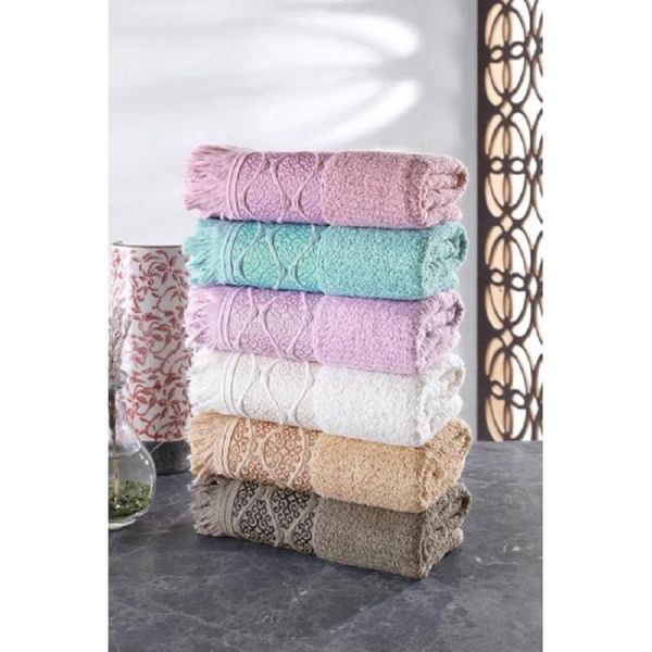 

towel sedef 100% cotton 6-piece set