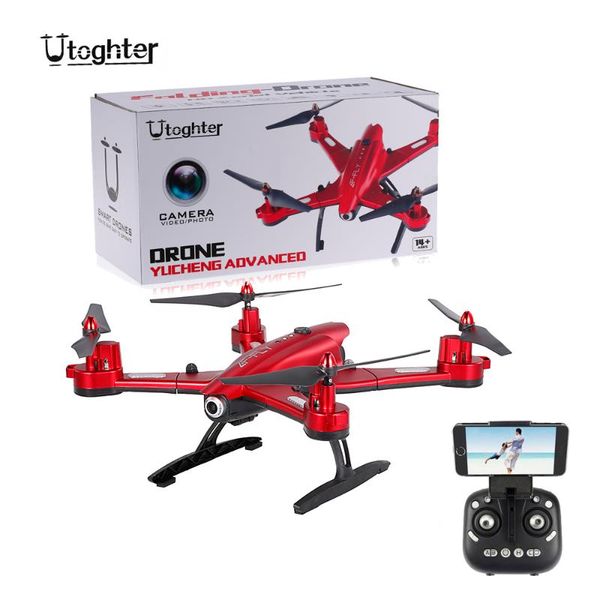 

utoghter 69508 2.0mp wide-angle camera wifi fpv foldable rc drone 2.4g 4ch 6-axis gyro g-sensor selfie rtf quadcopter drones