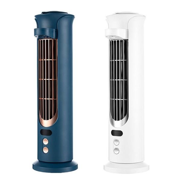 

electric fans portable mute air conditioner tower fan desk cooling humidifier 4000mah usb rechargeable for camp