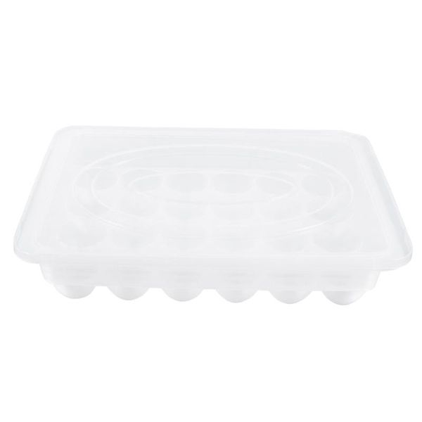 

storage bottles & jars 1pc home egg box tray holder crisper compartment
