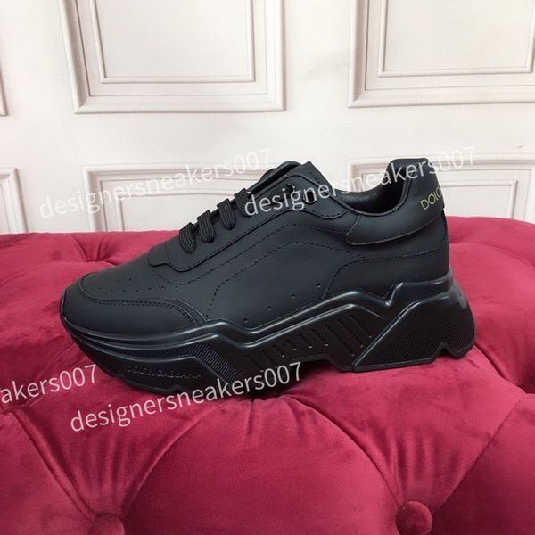 

women mens boots casual shoes luxury designer shoe fashion lace up 19fw capsule series color matching platform sneakers 35-41, Black