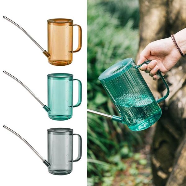

watering equipments indoor plastic can 1l/34oz long spout flower pot kettle for garden house bonsai plants