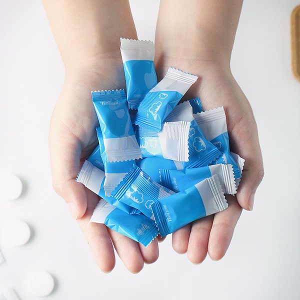 

towel portable cotton travel compressed absorb water quick drying el towels disposable coin mini face hand cleaning 50p