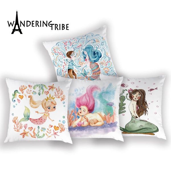 

cushion/decorative pillow underwater world cushion covers cartoon style home decoration pillows case animal cushions cover printed pillowcas