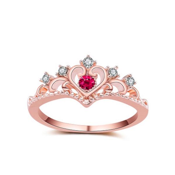 

ladies crown ring vintage jewelry wedding rings, Slivery;golden
