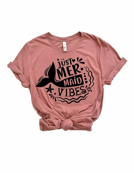 

just mermaid vibes t-shirt i'm really a mermaid pastel shirt, White;black