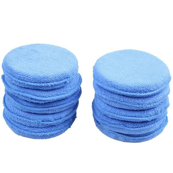 

car sponge 10x waxing polish microfiber foam applicator cleaning detailing pads
