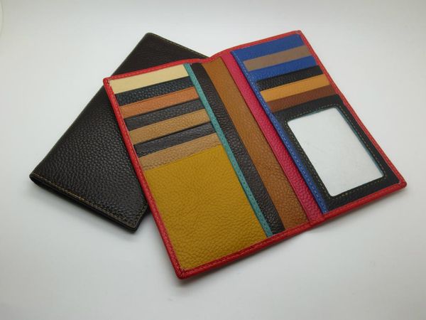 

card holders case business vertical coin purse pu pickup, Brown;gray