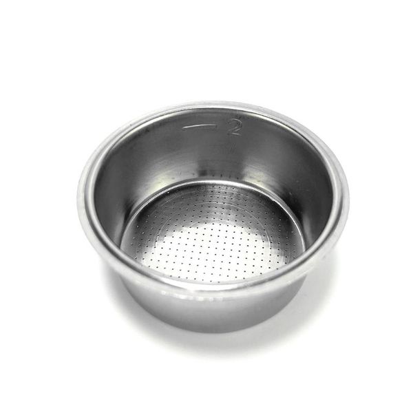 

coffee filters 51mm 1/2/4 cups filter stainless steel replacement for bottomless portafilter espresso machine parts powder bowl