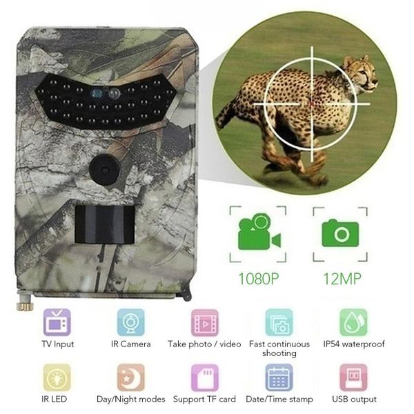 

trail camera hunting outdoor wildlife scouting with pir sensor infrared night vision ip56 waterproof cameras