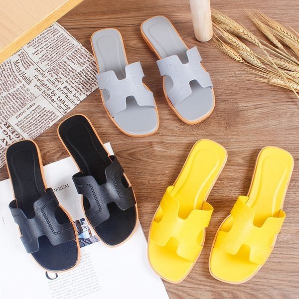 

3gmw summer women's beach shoes summer korean pure color personality sandals home indoor antiskid sandals women's beach shoes