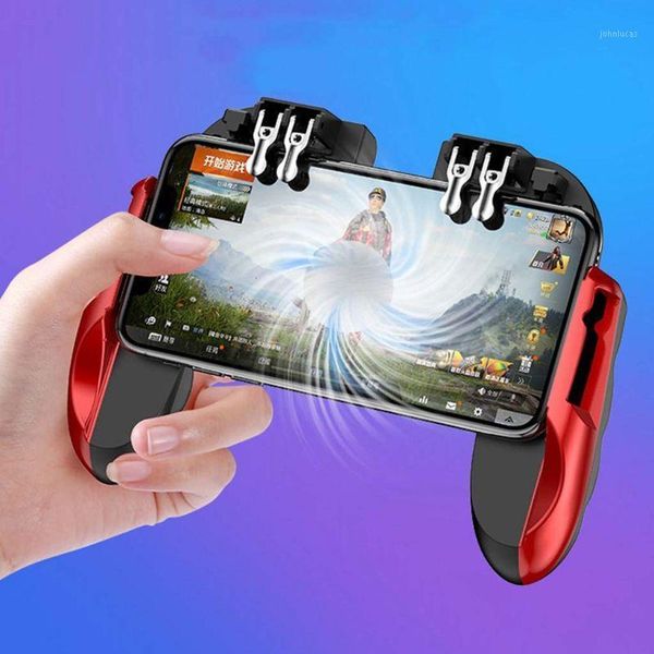 

game controllers & joysticks 4 trigger mobile with fan compatiple for pubg cod1