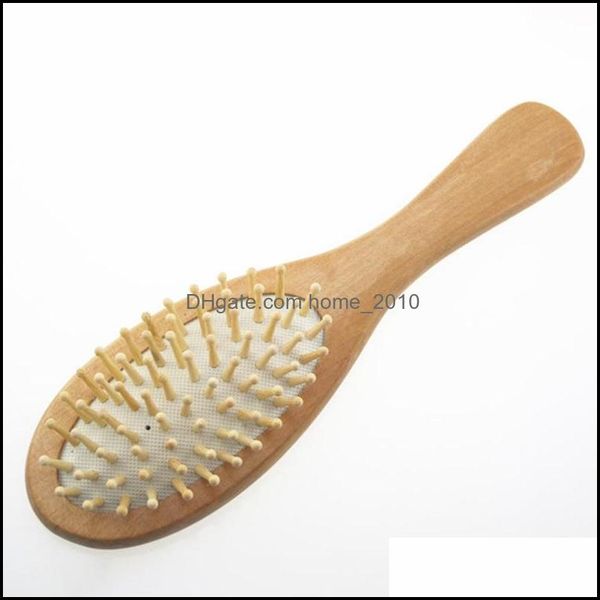 tacchetti copertura Prezzo Spazzola di legno naturale Healthy Care Mas Pettini di legno Antistatico Districante Airbag Spazzola per capelli Capelli