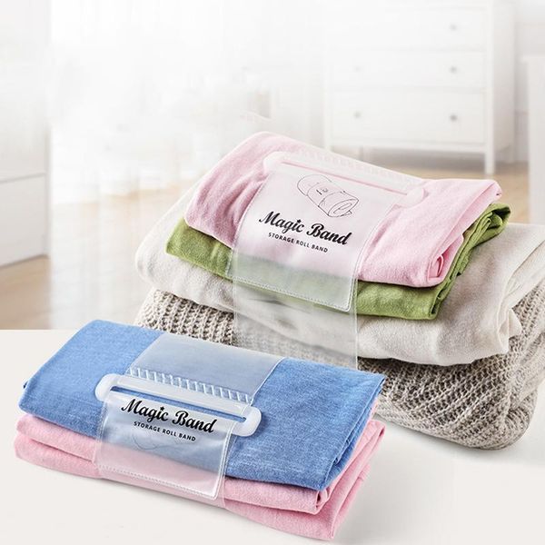 

clothing & wardrobe storage clothes roll strap with self-adhesive artifact plastic bundle folder clothespins organization